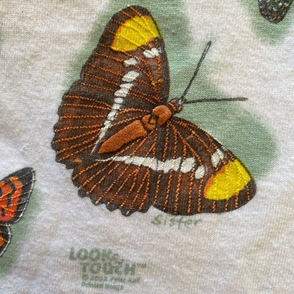 Vintage Oversized Butterfly T- Shirt - Picture 11 of 16